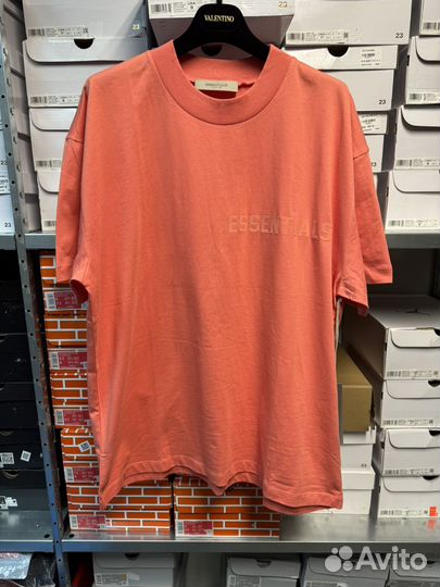 Fear of God Essentials Tee Coral
