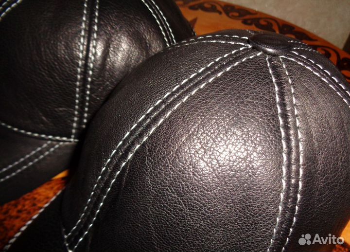 Новые Бейсболки, натуральная кожа