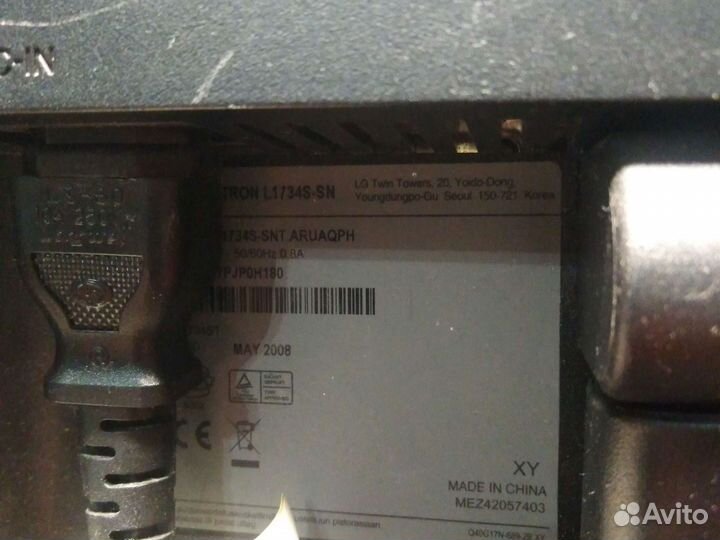 Монитор LG flatron L1734S
