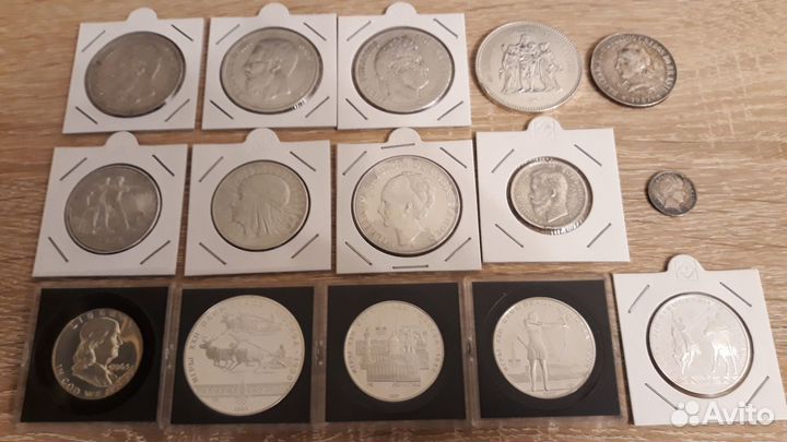 Монеты оригинал (серебро)