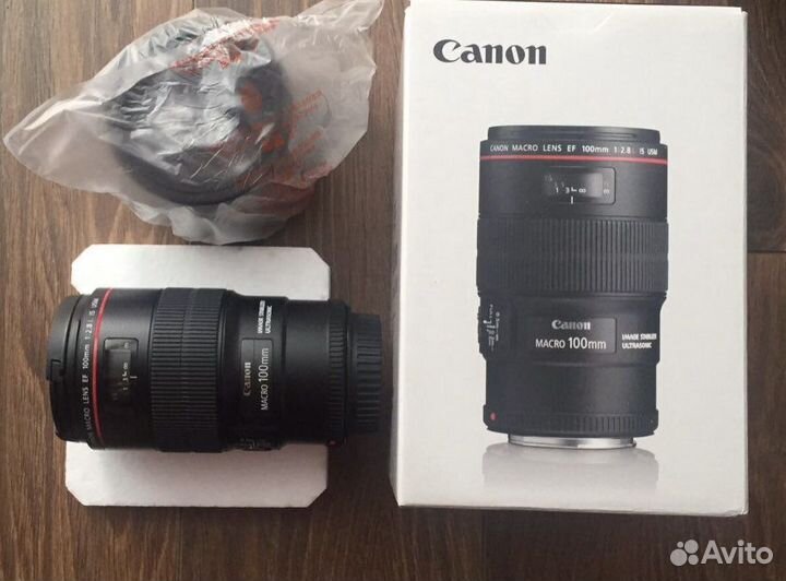 Canon EF 100 f/2.8L Macro IS USM Новый