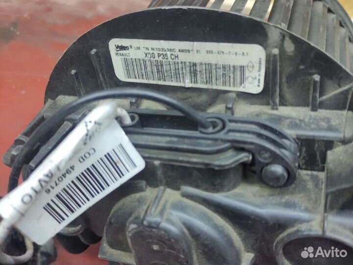 Моторчик печки renault logan 1