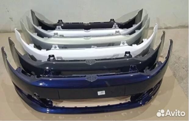 Бампер передний Volkswagen Polo 2011-2015 все