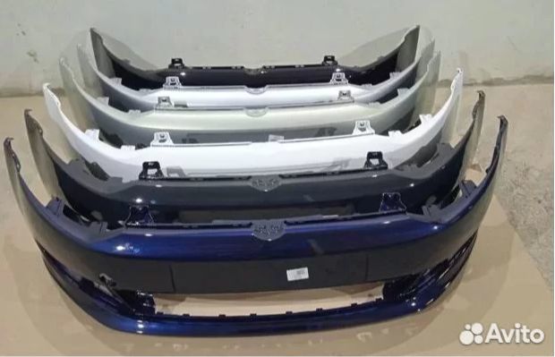 Бампер передний Volkswagen Polo 2011-2015 все