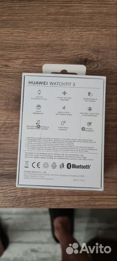 Смарт часы huawei watch fit3 запакованные