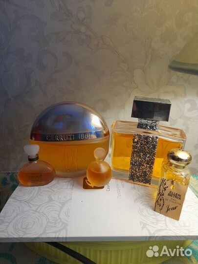 Винтажные духи, Jewel. Cerruti. Jour. Azzaro