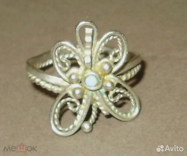 Кольцо Скань Филигрань Размер 17