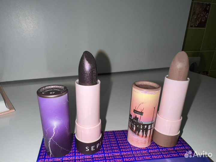 Sephora тени+ помада