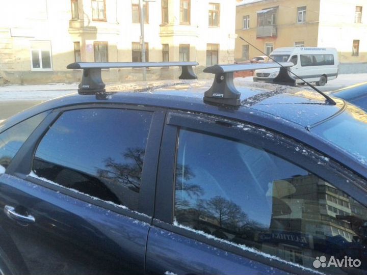 Багажник на крышу для Ford Focus 2, аэродинамика