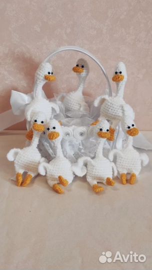 Вязанные гуси