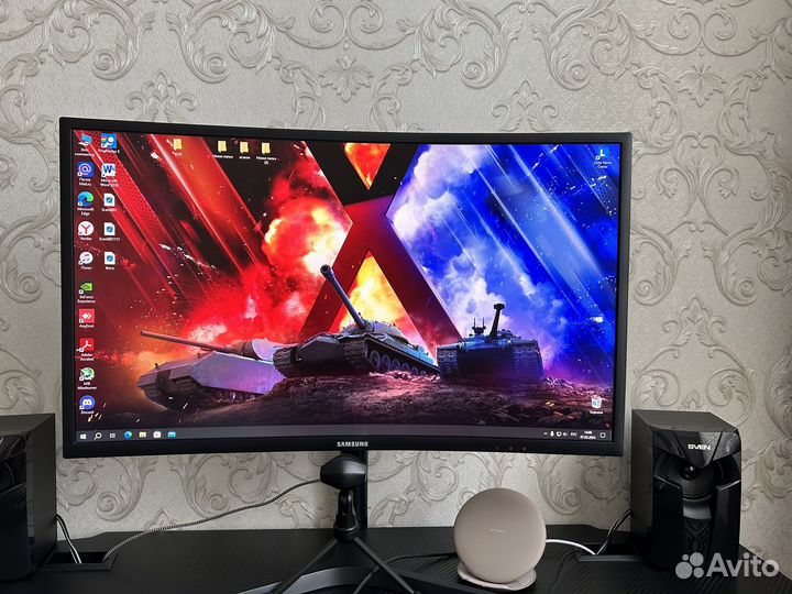Монитор Samsung 27 изогнутый