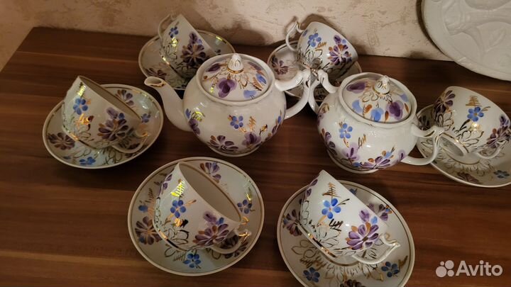 Чайный сервиз вербилки СССР