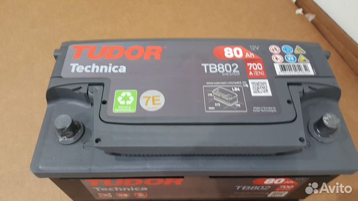 Аккумулятор бу tudor TB802