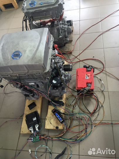 Запуск моторов nissan leaf