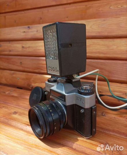 Фотоаппарат Зенит ет и вспышка