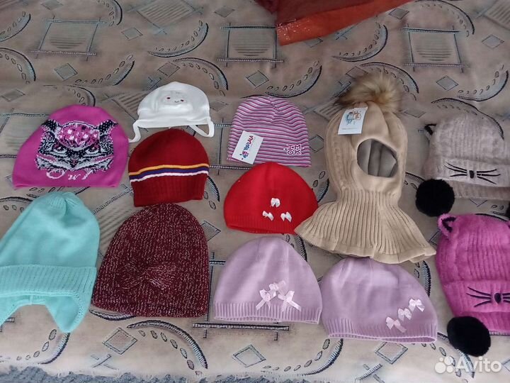 Новые шапки на девочек