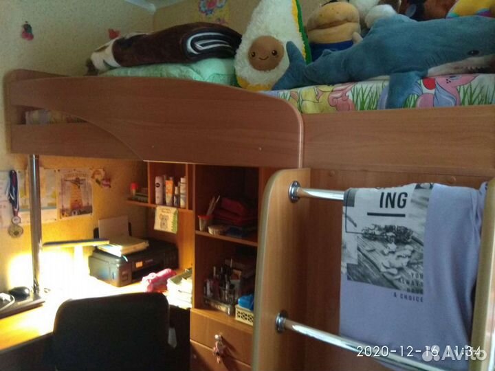 Детская кровать чердак