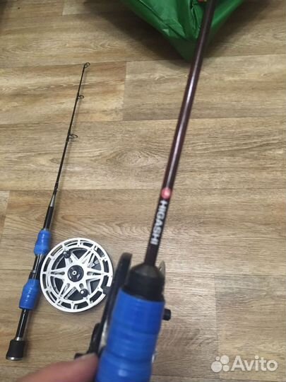 Удочки зимние на судака, оснащенные