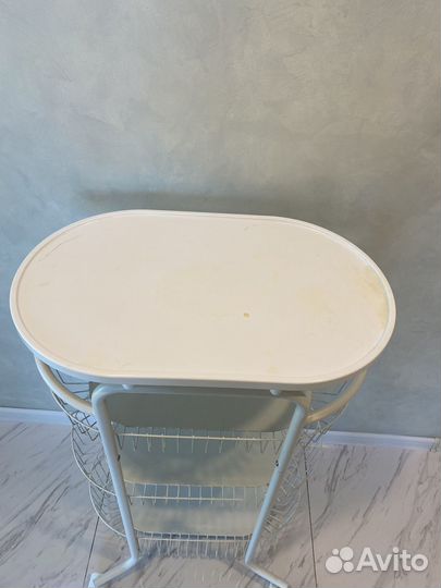 Этажерка металлическая IKEA на колесиках