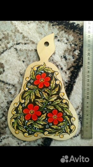 Досточка деревянная ручной росписи