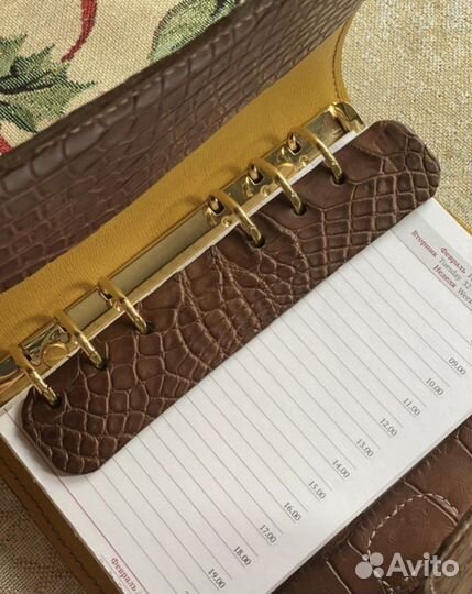 Планер ежедневник кожаный ручной работы