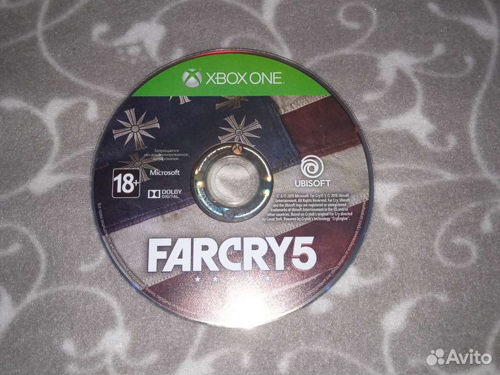 Игровые диски на xbox ONE 360 farcry 4, 