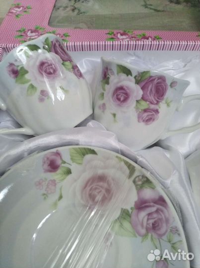 Сервиз чайный. Новый. Фарфор
