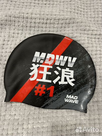 Шапка для плавания Mad Wave