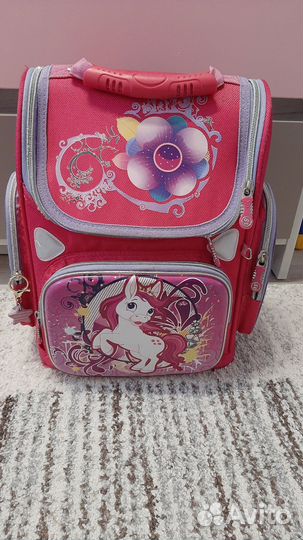 Рюкзак школьный для девочки бу
