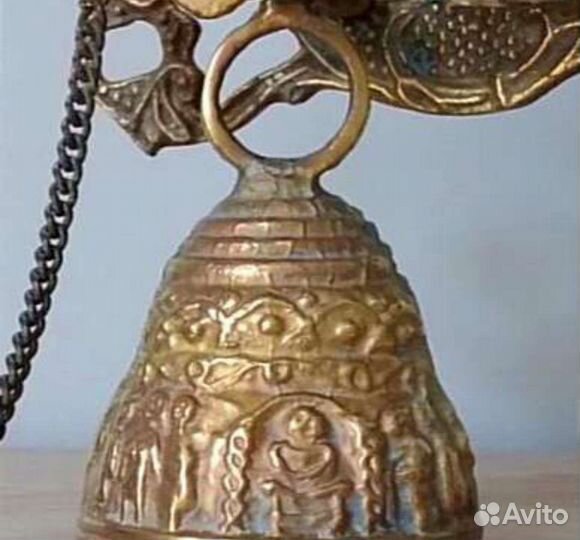 Колокол дверной старинный. Бронза