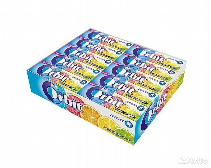 Жевательная резинка Orbit Освежающий цитрус 13,6г
