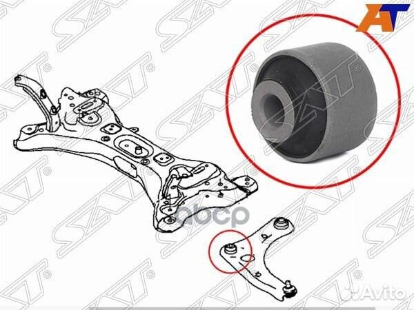 Сайлентблок переднего нижнего рычага передний