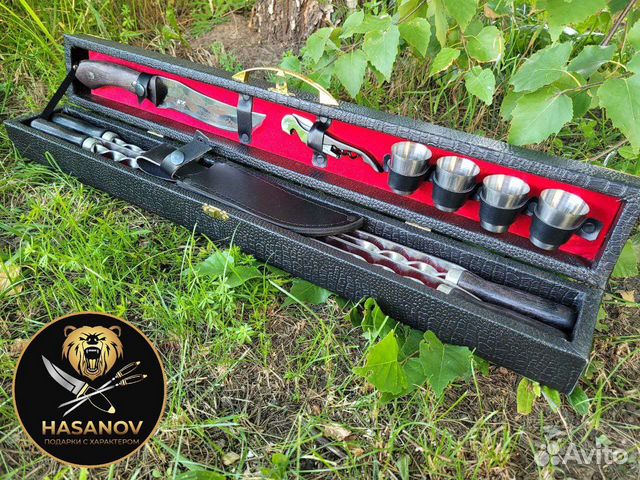 Подарок мужчине Шашлычный набор подарочный