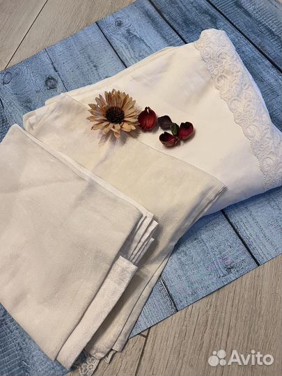 Детское постельное белье с кружевом