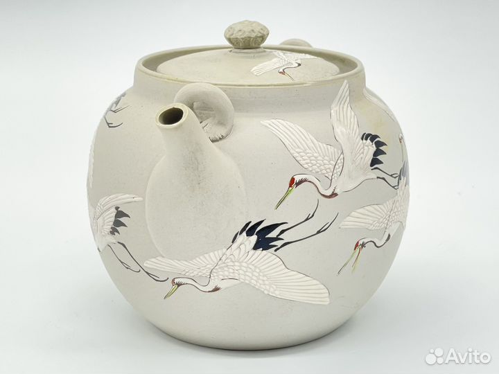 Чайник Япония мастерские Банко 19 век фаянс