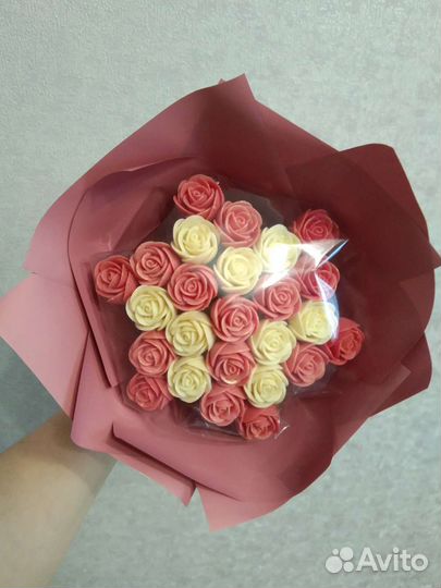 Шоколадные розы букет