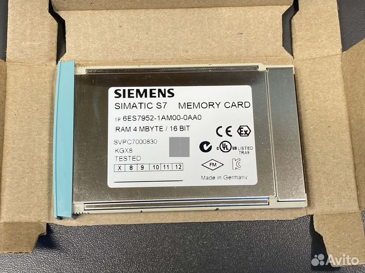 Siemens 6ES7 952-1AM00-0AA0 Память, новая, 19 шт