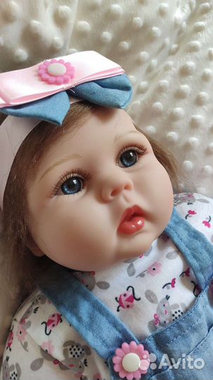 Кукла реборн, 55 см, бебиборн для девочки