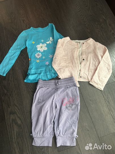 Пакет вещей на девочку