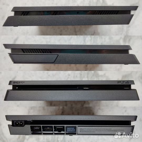 Sony PS4 Slim + игры + 2 геймпада