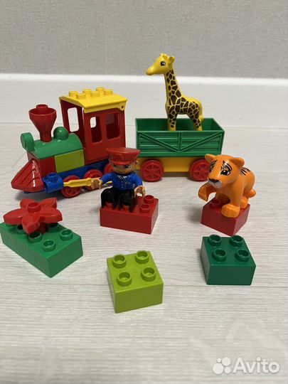 Lego duplo паровоз зоо