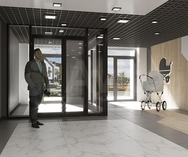 2-к. квартира, 53,2 м², 6/10 эт.