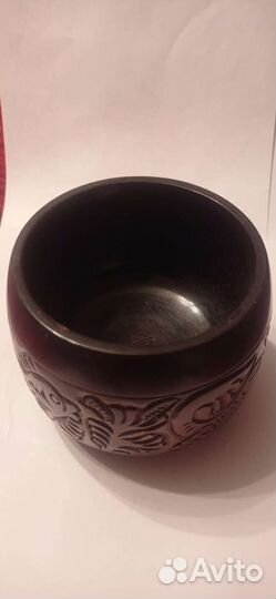 Деревянная вазочка