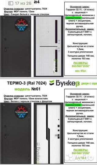 Двери терморазрыв