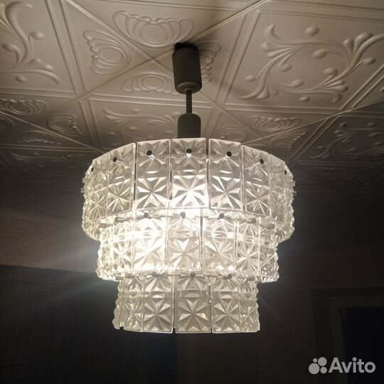 Люстра хрустальная винтаж