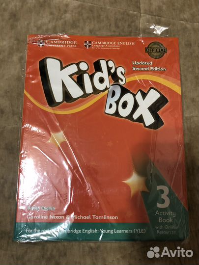 Учебник и рабочая тетрадь по английскому Kid’s box