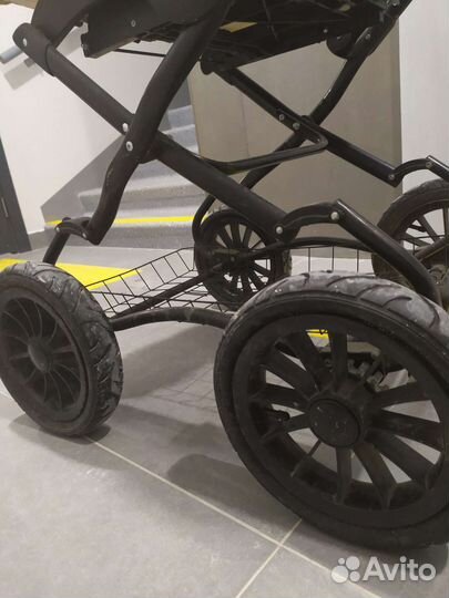 Б/у с 2020 г. Коляска 2 в 1 эко кожа классическая