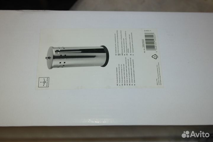 Держатель для туалетной бумаги напольный хром