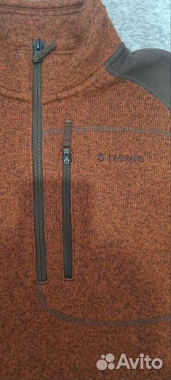 Simms Thermal Qtr midlayer zip top