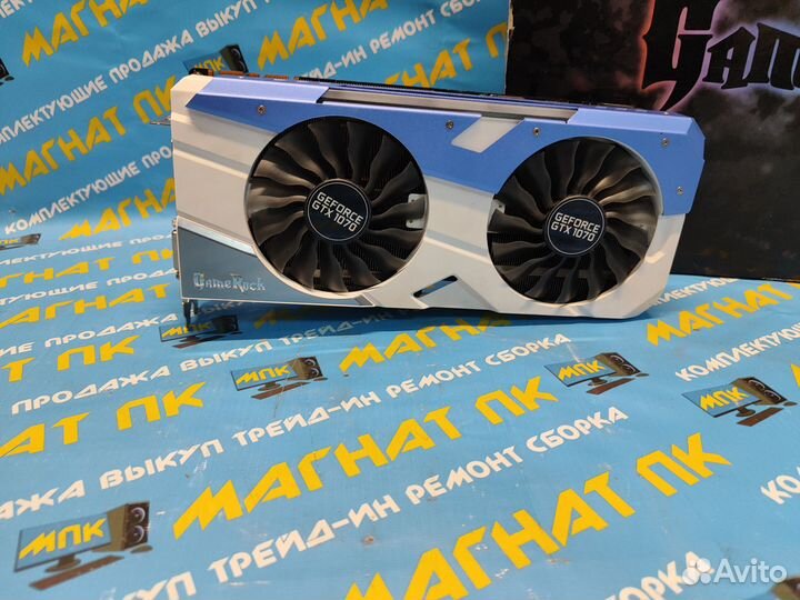 Видеокарта Palit GeForce GTX 1070 8GB GameRock